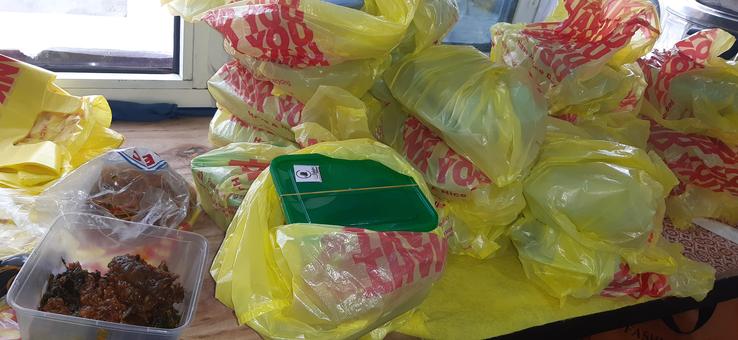 Food Packs Ready For Delivery 